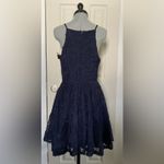 Trixxi NWT Homecoming Dress, Fit & Flare, Embellished, Navy Blue - Junior’s size 5 Photo 2