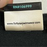 Women’s Bliss By Beach Scene Full Zip Terrycloth Swimsuit Coverup‎ Size Large Black Photo 5