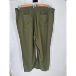 Old Navy  Women Wide Leg Linen Pants 3X Green Comfort Waistband Coastal High Rise Photo 4