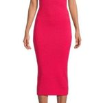 Reiss  Dakota Ribbed Bodycon Knit Dress in Pink Photo 0