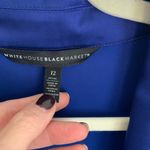 White House | Black Market Long Sleeve Satin Wrap DressWhite House Black Market 12p Photo 3