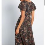 Modcloth NEW  Embellished To Perfection Beaded Floral Dress in Black Photo 1