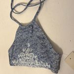 SO  High Neck Halter Swim Top Bo Ho Style Photo 3
