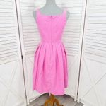 Isaac Mizrahi Target Corduroy Sleeveless Fit Flare Dress Pink Medium Sundress Photo 4