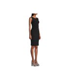Norma Kamali Sleeveless Shirred Waist Dress Black Size XL NWT Minimalist Career Photo 6