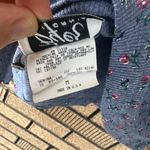 A Byer Vintage 90s Byer California Floral Henley Long Sleeve Top – Women’s Medium Photo 4