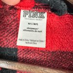 PINK - Victoria's Secret  Robe ML Red Buffalo Plaid Dog Logo Cozy Y2K Cabincore Photo 1