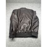 AC/DC Italia Bomber Jacket Mens 2XL Faux Leather Made In Italy AC Lined Wings Crest Photo 8