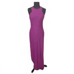SKIMS  Tank Maxi Dress Ribbed Racerback Soft Lounge Fuchsia Foil Women's Size 2X Photo 2