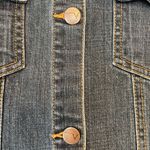 Venezia Woman Plus Dark Wash Embellished Beaded Cotton/Spandex Jean Jacket 18/20 Size undefined Photo 2