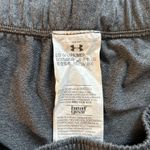 Under Armour Women’s HeatGear Athletic Shorts Large Gray w/ Pink Trim Running Photo 2