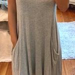 Trendyhouse Gray Cotton Dress Photo 0