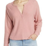 Abound  Waffle Knit Long Sleeve Henley Shirt​​​​​​​​​​ Photo 0