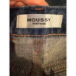 Moussy Jeans Women 27 Blue Medium Wash Distressed Japanese Denim Mid Rise Ankle Photo 6