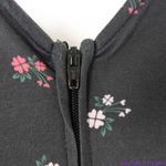 Unique Vintage  Gwynnie Bee black floral‎ print fit and flare midi dress, M Photo 13