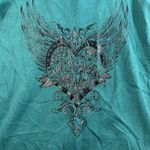 Rock & Roll Cowgirl  XXL Hoodie Sweatshirt Studs Wings Heart Full Zip Spellout Photo 11