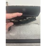 Vera Bradley Baroque Wristlet Wallet Zip Around I.D./card holder Black yellow Photo 5