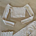 Indah  Clothing - Etoile Off Shoulder Top & Soleil Pants in Caramel Photo 1