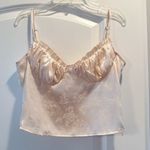 LA Hearts  | PacSun Women's Small Pale Pink Bustier Jacquard Crop Top Photo 3