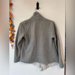Pact Terry Lined Open Front Organic Cotton Women’s Cardigan Grey Size Small Cozy Photo 7
