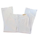 Michael Kors Selma Flare Leg High Rise White Jeans Size 12 NEW Photo 4