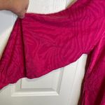 Free People Can’t Stop Dreaming Oversized Tunic Blouse Hot Pink Size Medium Photo 6