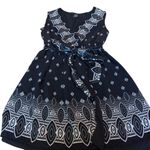 Anna Sui for Target 100% Silk Black White Geometric Wrap Tunic Mini Dress S boho Photo 9