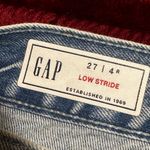 Gap  low stride jeans size 27 Photo 2