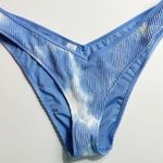 Aerie • NWT Crinkle Blue and White Women's Bikini Bottom Photo 0