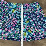 Lilly Pulitzer Luxletic Aila Skort Hydra Blue Dandy Lions Pink Skirt Size Large Photo 5