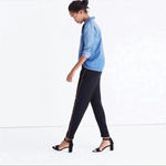 Madewell  Embroidered Track Jogger Pull On Pants Black Size XS Photo 2