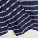 Striped Navy Blue Long Sleeve Top sz Small Photo 3