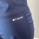 Columbia  Omni-Shade UPF Womens Leggings Sz XL navy Blue logo  NWT $60 #182 Photo 3