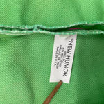 New Humor Canvas Duffle Bag Bright Green with Hot Pink Dots‎ Zipper Closure Photo 4