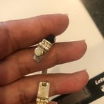 Vintage Sterling silver 925 Bracelet /w genuine Agate stones Black Photo 6