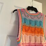 ZARA multicolor knit vest sweater Photo 6