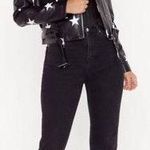 Nasty Gal Star leather jacket Photo 4