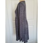 Max+Ash Knit Babydoll Mini Dress Womens Balloon Sleeve Round Neck Black White M Gray Size M Photo 1