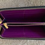 Christian Dior D1005 long black patent leather wallet Photo 4