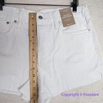 Madewell NEW  Relaxed‎ Denim Shorts in Tile White, 29 Photo 6