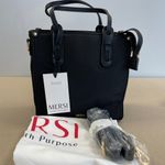NWT Mersi Riley Nylon Tote Bag, Black Photo 6