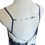EXPRESS Womens  Navy Blue Tie Dye Dip Sequin Embellished Tank Top - Sz S Photo 3