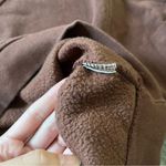 ZARA Chocolate Brown CropTop Sweatshirt Photo 2