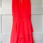Decree Neon Faux Wrap Sleeveless Romper Photo 1
