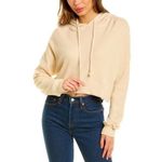 Wildfox New.  wheat cropped hoodie. Small. Retails$148 Photo 7