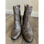 Anthropologie  Seychelles Around the World Boots Women's Shoes Pewter 7 Metallic Photo 3