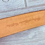 Ellen Tracy  Linda allard Italian Alligator CalfSkin Belt Silver Buckle Sz Small Photo 4