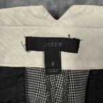 J.Crew Plaid Wool Blend Glen Plaid Dress Pants Women's 2 Gray Black Career Photo 4