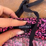 Ellen Tracy  hot pink cheetah pajama set sz s Photo 4