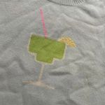 J.McLaughlin Mint blue 100% cashmere margarita graphic sweater Size large Green Photo 3